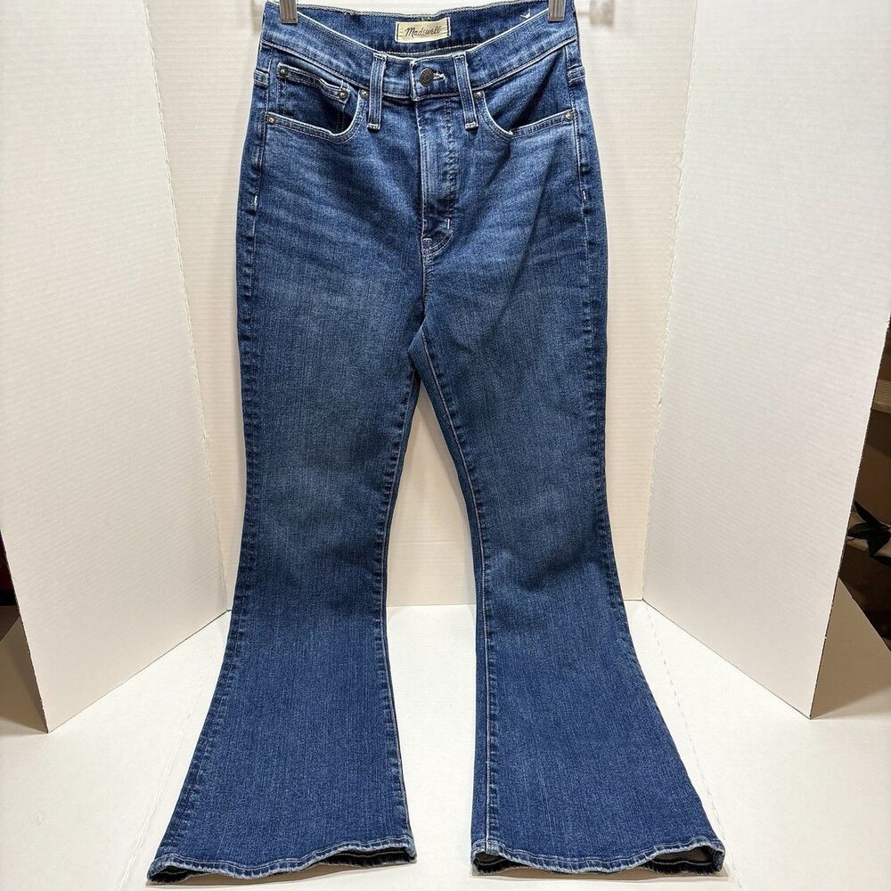 Madewell The Perfect Vintage Flare Jeans Size 24 Hallstrom Wash Blue NH680